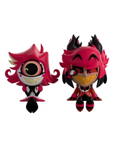 Youtooz Hazbin Hotel Co. Figuras Vinyl Alastor & Niffty Monitor Buddiez