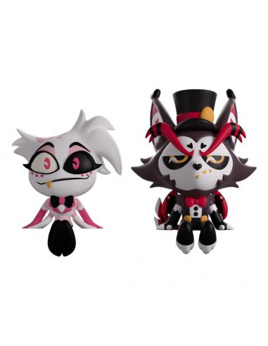 Youtooz Hazbin Hotel Co. Figuras Vinyl Angel Dust & Husk Monitor Buddiez