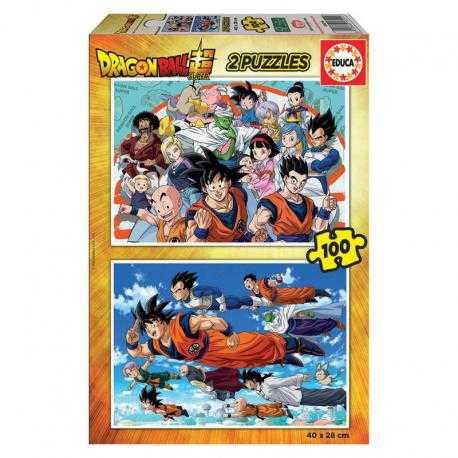 Puzzle Dragon Ball 2x100pz - Imagen 1