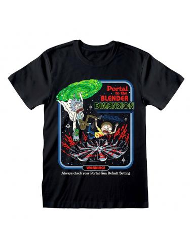 Heroes Inc Steven Rhodes Camiseta Rick and Morty Portal Collab talla S