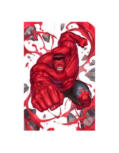 Sideshow Collectibles Marvel Red Hulk #1 Litografia Red Hulk 61 x 41 cm - sin marco