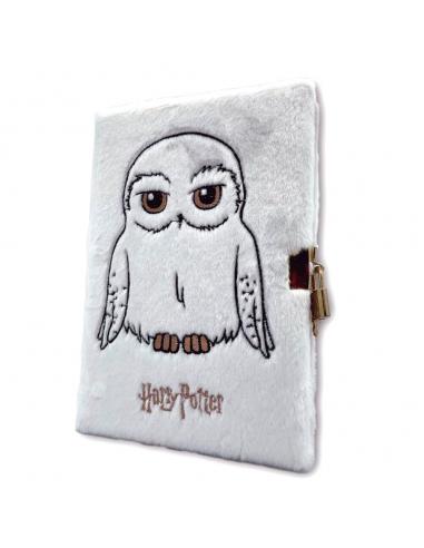 PYRAMID Cuaderno peluche A5 Hedwig Harry Potter
