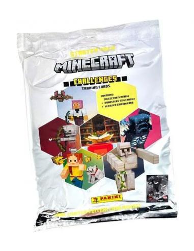 Panini Minecraft - Challenges Starter Pack Sobres Cartas Coleccionables *Edición Alemán*
