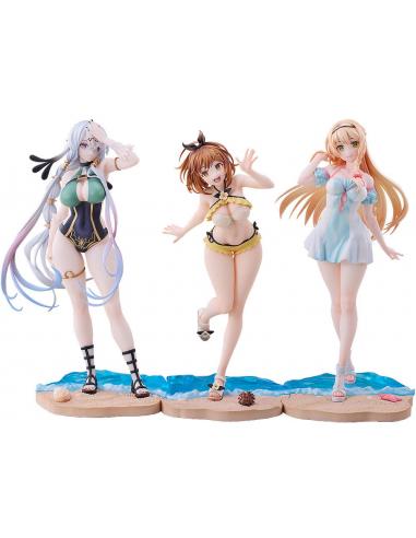 Solarain Atelier Ryza: Ever Darkness & the Secret Hideout PAck de 3 Estatuas PVC 1/7 Ryza, Klaudia, Lila: Swimsuit Ver.