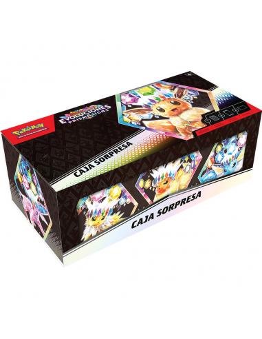 POKEMON JUEGO DE CARTAS Estuche sorpresa juego cartas coleccionables Evoluciones Prismaticas Pokemon español