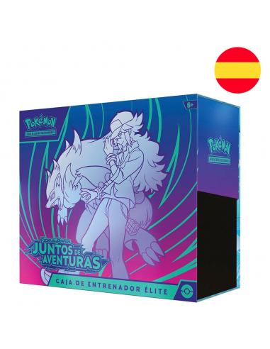 POKEMON JUEGO DE CARTAS Estuche Entrenador Elite juego cartas coleccionables Juntos de Aventuras Pokemon español