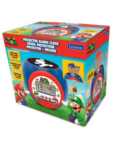 LEXIBOOK Reloj despertador Super Mario Bros