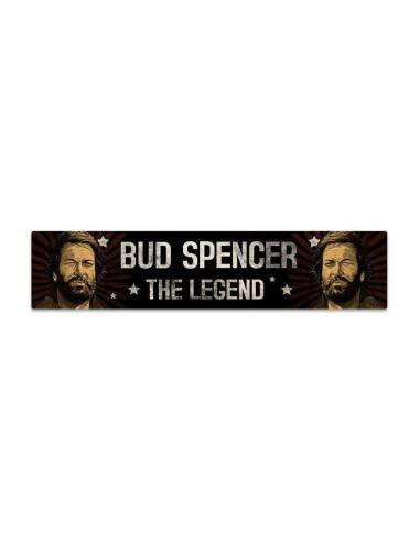 Blechwaren Fabrik Braunschweig Bud Spencer Placa de Chapa con imán The Legend 16 x 3,5 cm