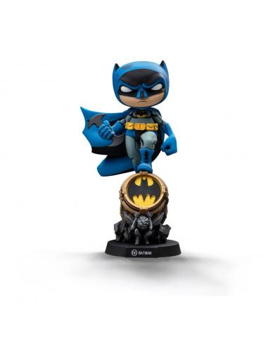 Iron Studios Batman Minifigura Mini Co. PVC Batman on Bat-Signal (Blue Variant) 15 cm