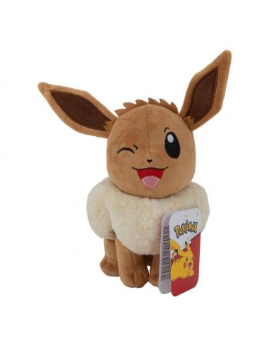 Jazwares Pokémon Peluche Eevee Winking 20 cm