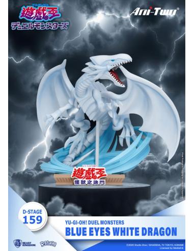 Beast Kingdom Toys Yu-Gi-Oh! Duel Monsters D-Stage PVC Diorama Blue Eyes White Dragon 15 cm