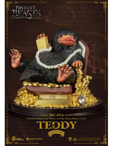 Beast Kingdom Toys Animales fantásticos Estatua Master Craft Teddy 21 cm