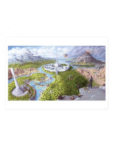 FaNaTtik The Elder Scrolls IV: Oblivion Litografia Imperial City 42 x 30 cm