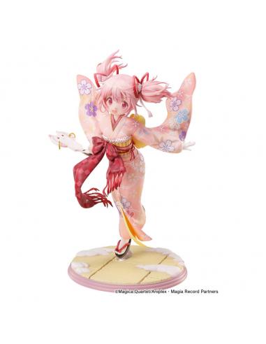 Furyu Puella Magi Madoka Magica Side Story Magia Record Estatua PVC 1/7 Madoka Kaname Kimono Ver. 22 cm
