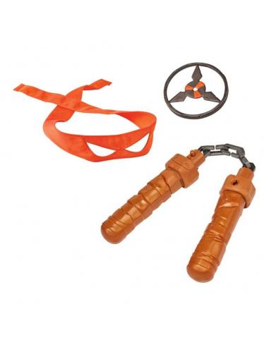Playmates Ninja Turtles: Caos Mutante Michelangelo Transforming Nunchuk