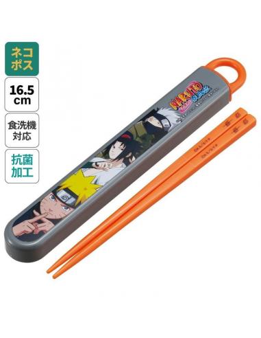 Skater Naruto Palillos con caja Team 7 17 cm