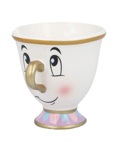 Stor La bella y la bestia Taza 3D Chip 170 ml