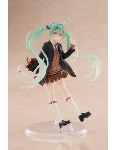 Taito Prize Hatsune Miku Estatua PVC Hatsune Miku Fashion Preppy Ver. 18 cm