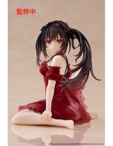 Taito Prize Date A Live V Estatua PVC Desktop Cute Figure Kurumi Tokisaki Nightwear Ver. Renewal 13 cm