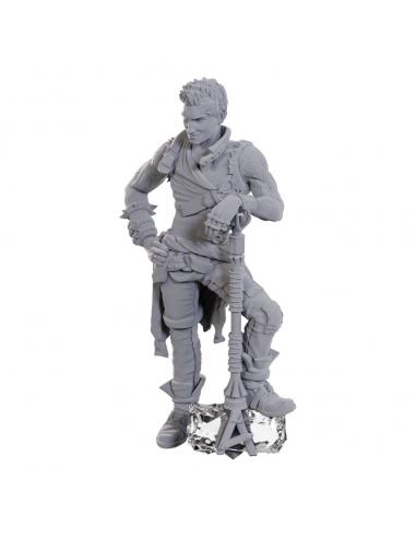 Wizkids Critical Role Miniatura sin pintar Ashton Greymoore 13 cm