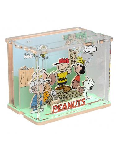 Pantasy Peanuts Puremind Kit de Construcción Mini Scene Baseball Time