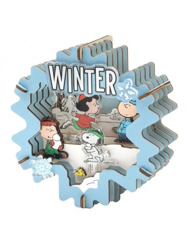 Pantasy Peanuts Puremind Maqueta Wooden Theater Winter Wonderland