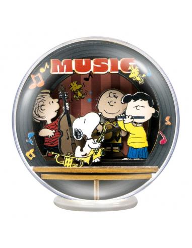 Pantasy Peanuts Puremind Maqueta El globo Wooden Theater Globe Night of Music