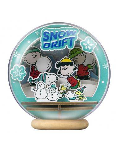 Pantasy Peanuts Puremind Maqueta Wooden Theater Globe Snow Drift