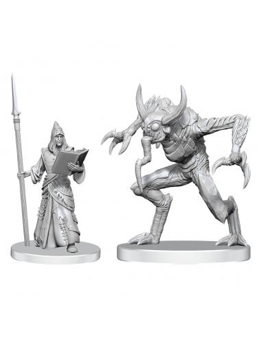 Wizkids Pathfinder Deep Cuts Miniaturas sin pintar Vloriak (Despoiler Demon) & Demonologist