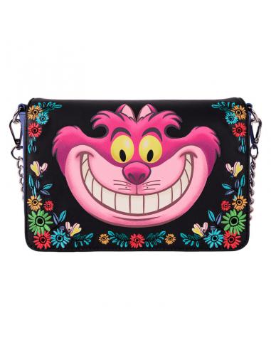 LOUNGEFLY Bolso bandolera Gato Cheshire Alicia en el Pais de las Maravillas Disney