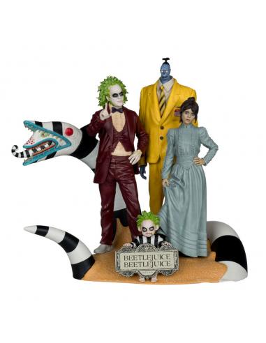 McFarlane Toys Beetlejuice Beetlejuice Pack de 4 Estatuas Movie Maniacs 15 cm