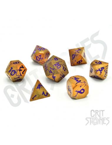 CritStones CritStones Metal Pack de Dados Shattered Sigils (7)