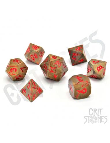 CritStones CritStones Metal Pack de Dados Rage Within (7)