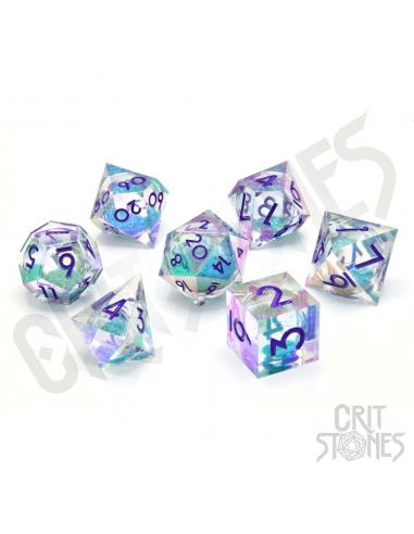 CritStones CritStones Liquid Core Pack de Dados Fantasia Fluid Electroplated (7)