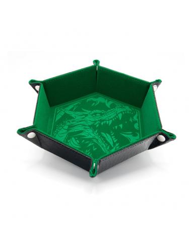 CritStones CritStones Bandeja plegable para dados Dragon Skin Edition Green