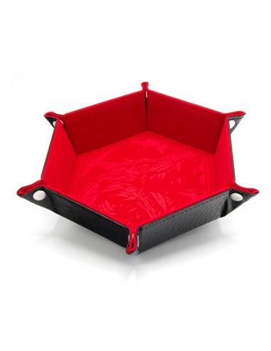 CritStones CritStones Bandeja plegable para dados Dragon Skin Edition Red