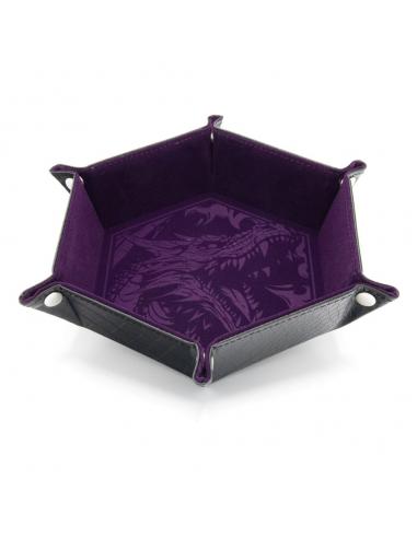 CritStones CritStones Bandeja plegable para dados Dragon Skin Edition Purple