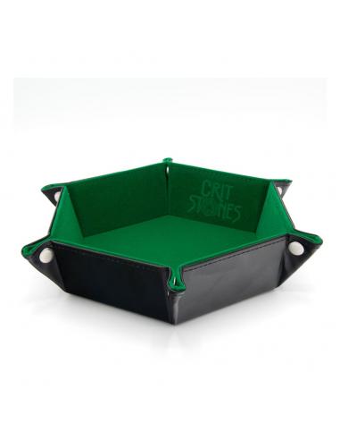 CritStones CritStones Bandeja plegable para dados Green