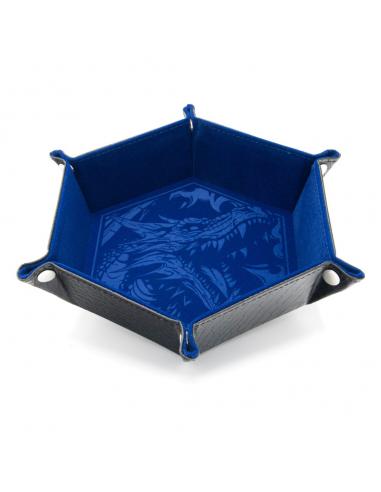 CritStones CritStones Bandeja plegable para dados Dragon Skin Edition Blue