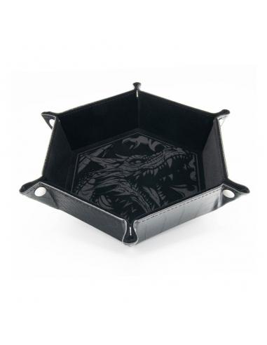 CritStones CritStones Bandeja plegable para dados Dragon Skin Edition Black
