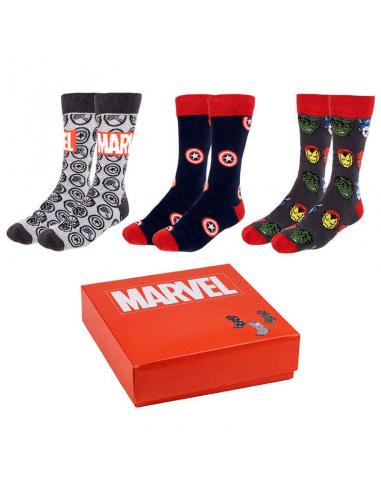 CERDÁ Set 3 calcetines Marvel adulto