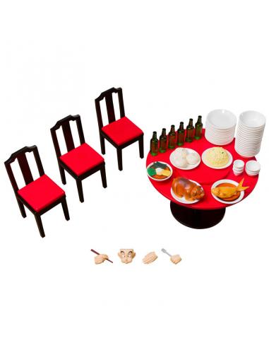 TAMASHII NATIONS Set Restaurante HaraHachibunme Dragon Ball Z 20cm