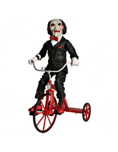 NECA Figura Billy the Puppet Triciclo Saw con sonido 33cm
