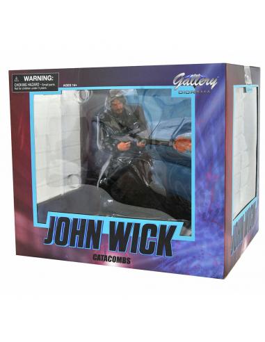 DIAMOND SELECT Estatua diorama John Wick 23cm