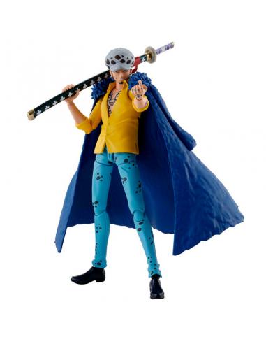TAMASHII NATIONS Figura SH Figuarts Trafalgar Law The Raid on Onigashima One Piece 16cm