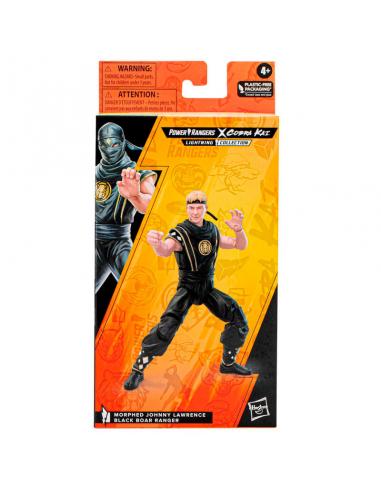 HASBRO Figura Morphed Johnny Lawrence Black Boar Ranger Power Rangers x Cobra Kai Lightning 15cm