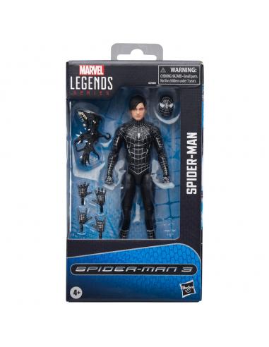 HASBRO Figura Symbiote Spider-Man Spiderman 3 Marvel Legends 15cm