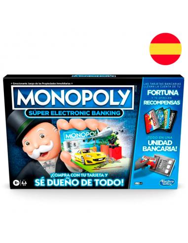 HASBRO Juego mesa Monopoly Super Electronic Banking