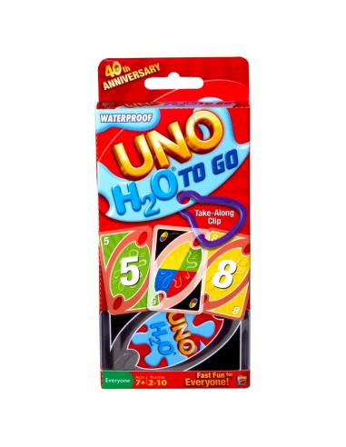 MATTEL Juego cartas UNO H2O To Go