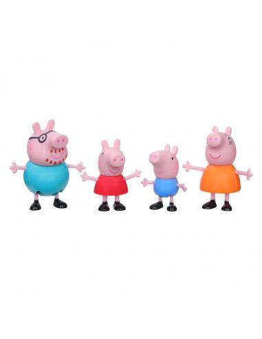 HASBRO Blister 4 figuras Familia Peppa Pig
